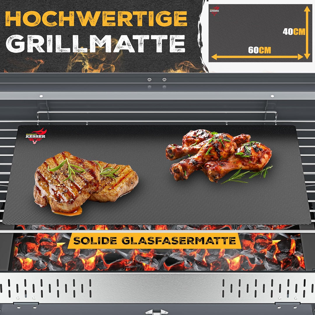 KESSER® Klappgrill tragbarer Camping Grill mit Gestell | Holzkohlegrill aus pulverbeschichtetem Stah