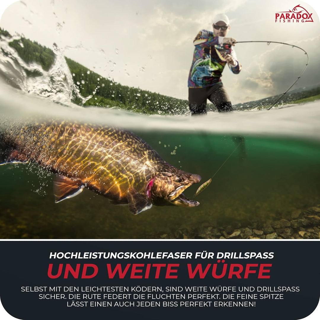 UL-Ruten Set I Trout Series X I 1,85m Wg. 1,2g-4g I Spoon Rute Forellenrute Ultralight Rute – UL Rut
