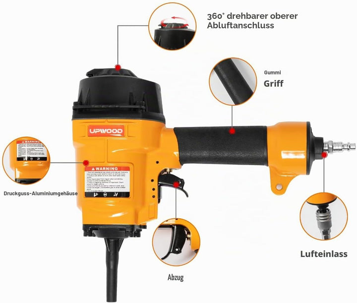 Heavy Duty Air Punch Nailer Air Nail Puller Pneumatischer Denailer Werkzeug für Hartholz Metall Recy
