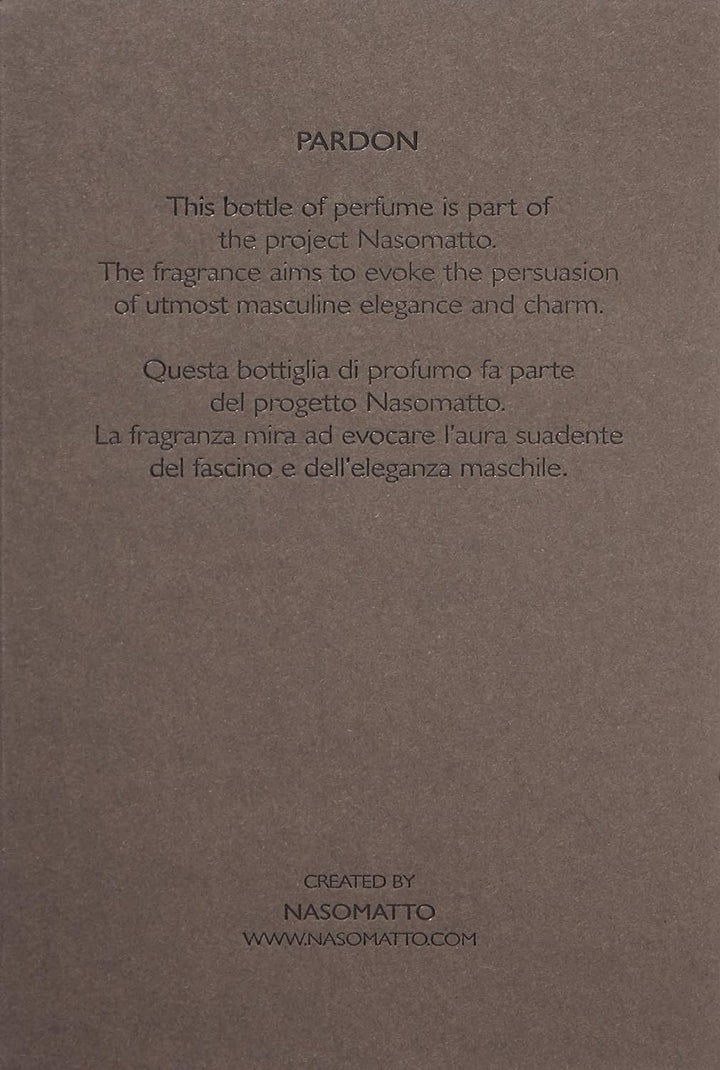 Nasomatto Pardon Extrait de Parfum Vaporisateur/Spray Unisex 30ml