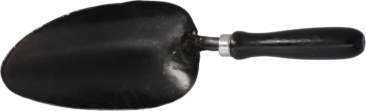 STUBAI Kohlenlöffel 4608 | ovale Schaufel aus Stahl | Heft schwarz lackiert | zum Aufnehmen von Kohl
