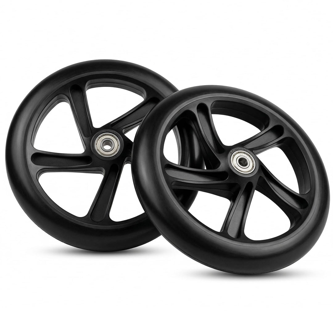 200mm Scooter Rollen, 2 Stück Scooter Ersatzräder ScooterRäder Ersatzreifen mit ABEC-7 Kugellager, C