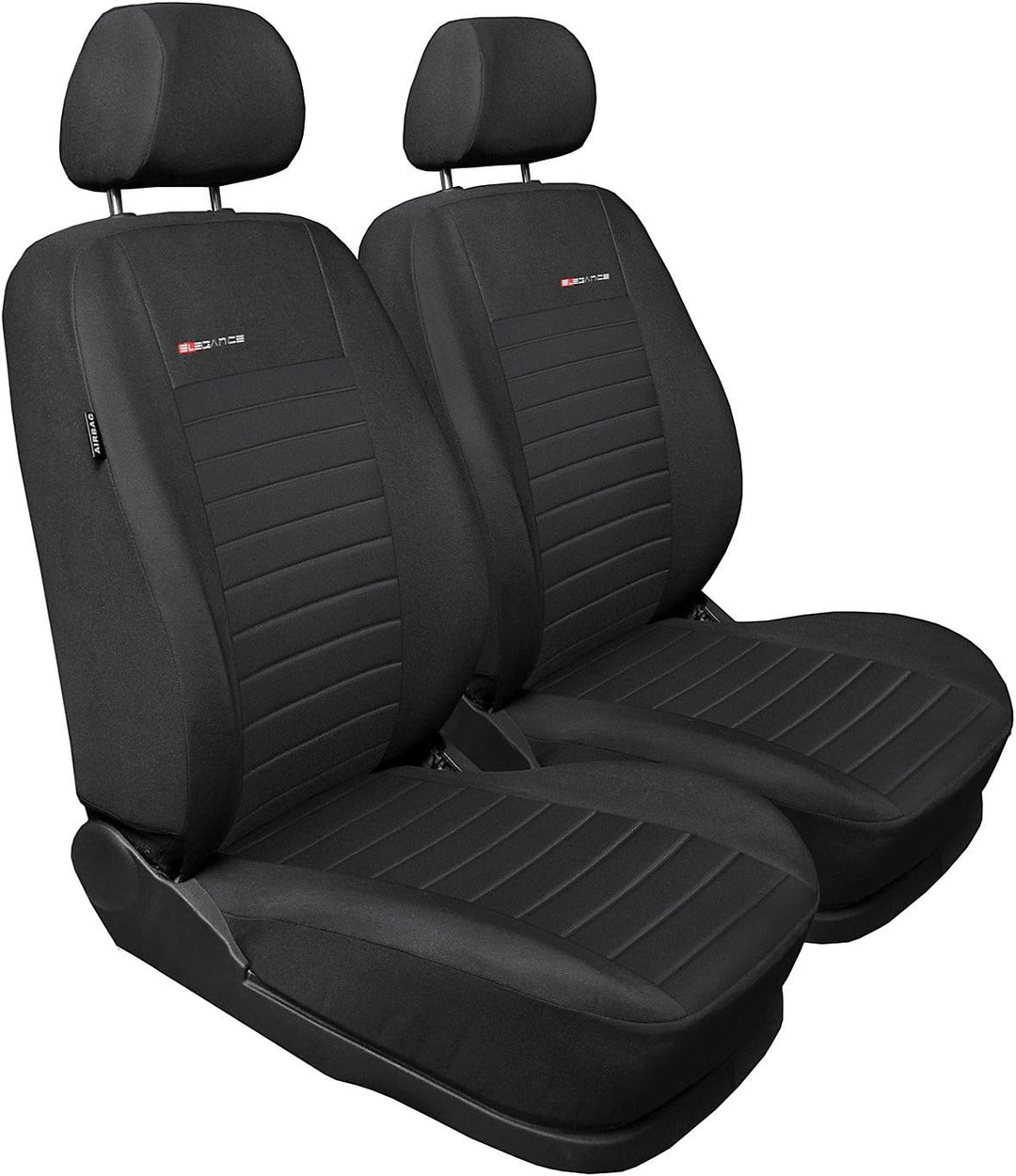 GSC Sitzbezüge Universal Schonbezüge 1+1 kompatibel mit VW Caddy Graphite, Graphite