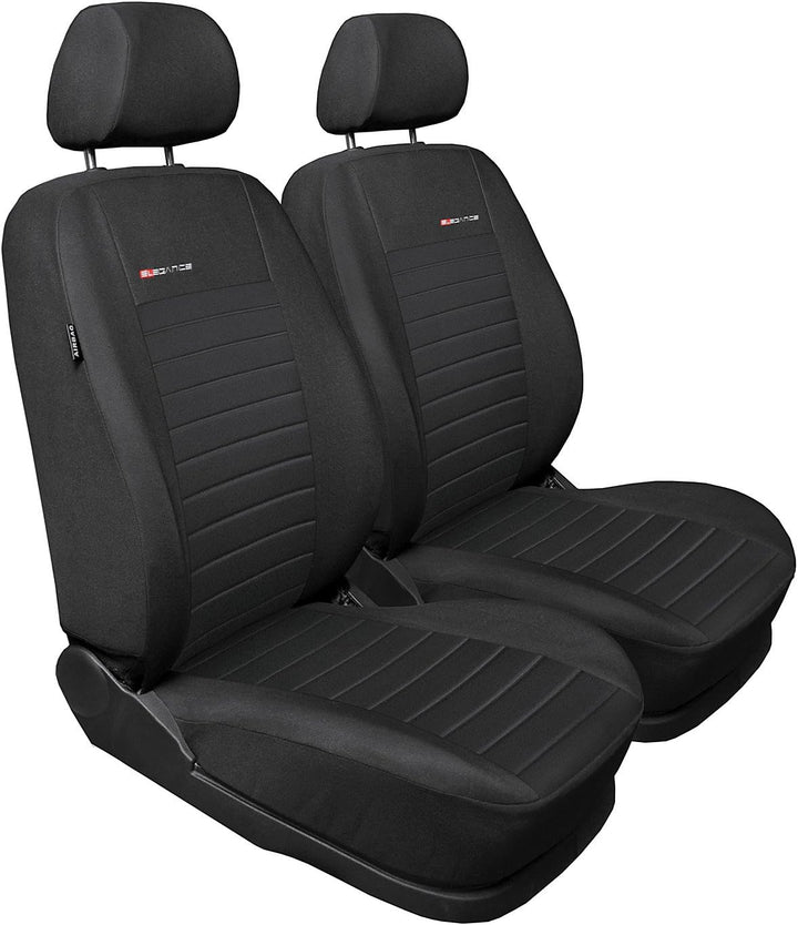 GSC Sitzbezüge Universal Schonbezüge 1+1 kompatibel mit VW Caddy Graphite, Graphite