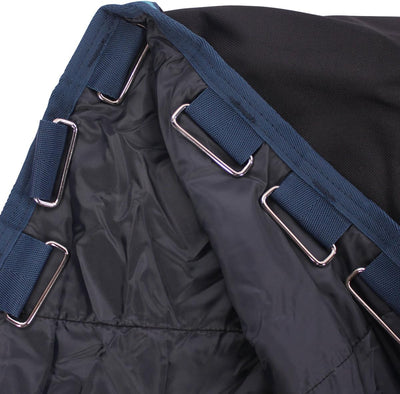 Horseware Amigo Bravo 12 - Winterdecke oder Regendecke 125cm ohne Füllung navy/navy & white blau/sil