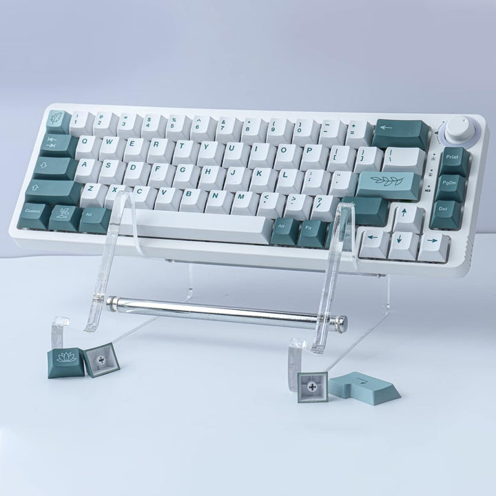 Sunzit PBT Keycaps 100 Tasten Cherry Profile Dye Sublimation Botanische Tastenkappen für ISO/ANSI-La