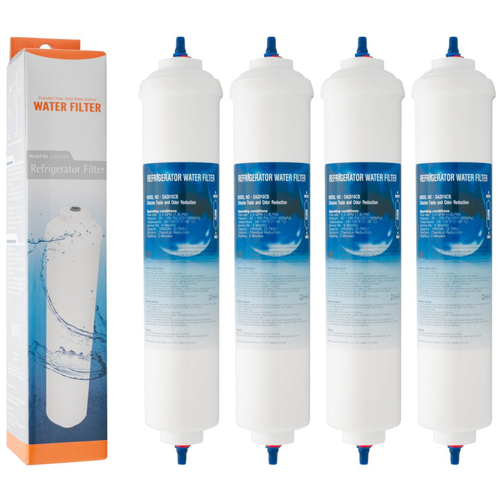 MICROFITER DA2010CB,DA29-10105J, Inline-Wasserfilter, NSF42 Certified,Compatible mit Samsung DA29-10