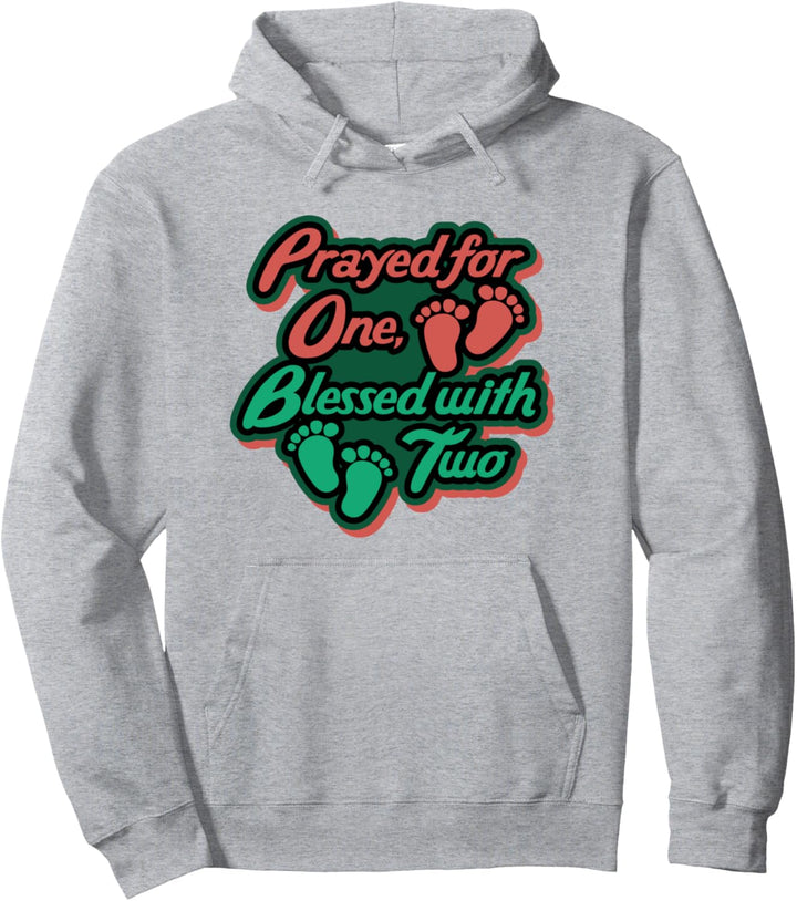 Niedliche Schwangerschaft Zitat Zwillinge Neugeborenes Baby Pullover Hoodie