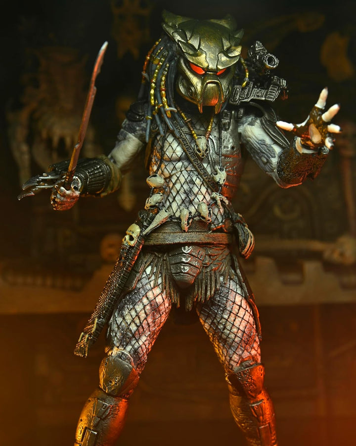 NECA Predator 2-7Ë Actionfigur Ultimate Elder Predator schwarz/blau/grün, 100% Kunststoff, in Gesche