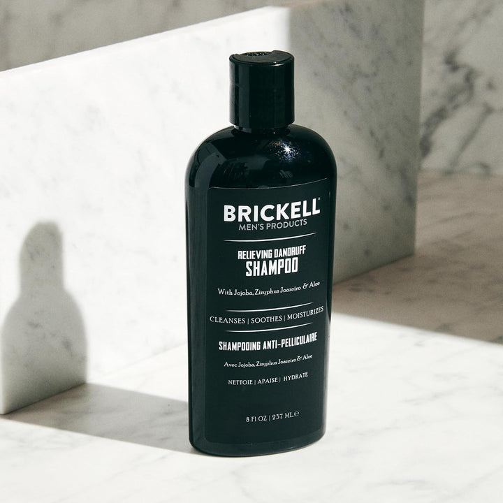 Brickell Herren-Schuppen-Shampoo für Männer, natürlich und biologisch, beruhigt und beseitigt Schupp