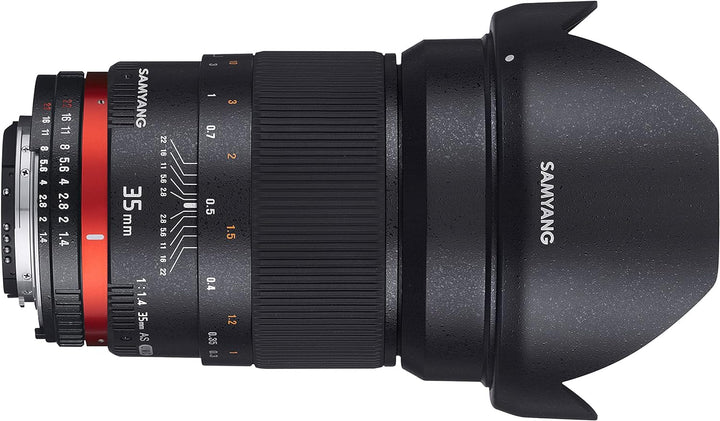 Samyang 35mm F1.4 Objektiv für Anschluss Pentax K, Pentax K