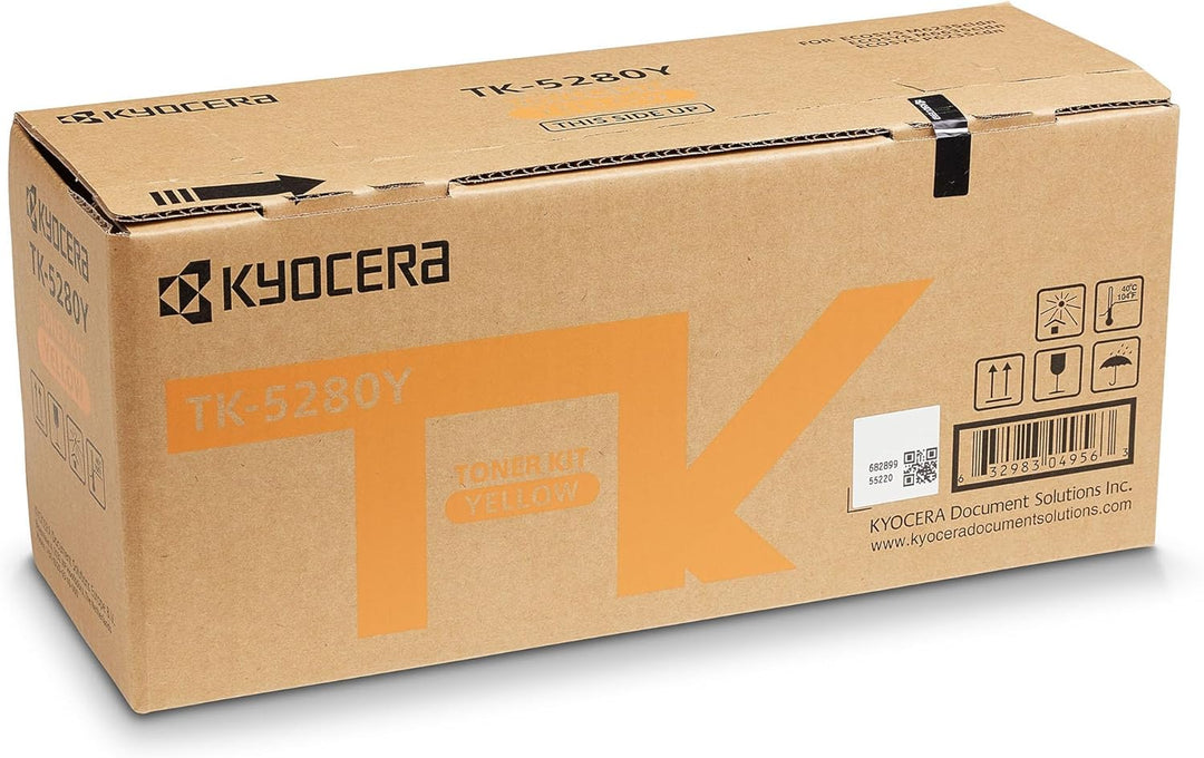 Kyocera TK-5280Y Gelb. Original Toner-Kartusche 1T02TWANL0. Kompatibel für M6235CIDN gelb Single, ge