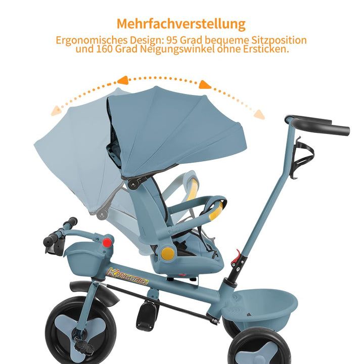 Kinderwagen, leicht und kompakt, von 0 Monaten bis 4 Jahren, maximale Tragfähigkeit von 25 kg, zusam