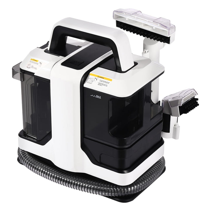 Handgeführte Reinigungsmaschine für Teppiche und Möbel, mit 2 Bürsten, 1080ml sauberes Wasser & 850m