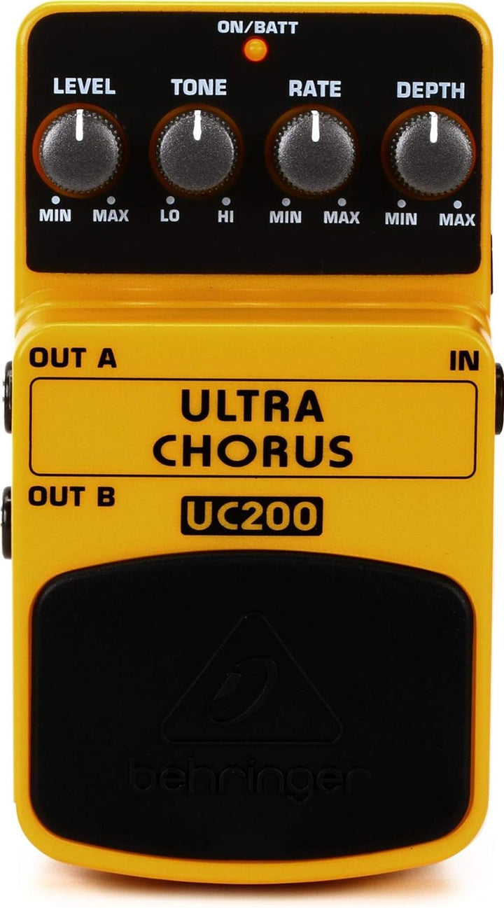 Behringer EQ700 Ultimativer 7-Band-Grafik-Equalizer & UC200 Ultimatives Stereo-Chorus-Effektpedal GR