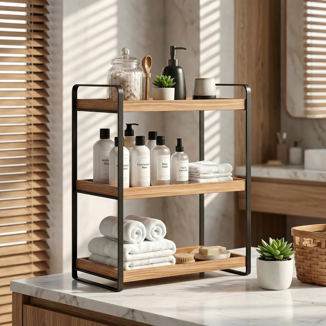 LEMIKKLE Kaffeebar-Zubehör und Kaffeetassenhalter, Küchenorganizer und -aufbewahrung, Gewürzregal-Or