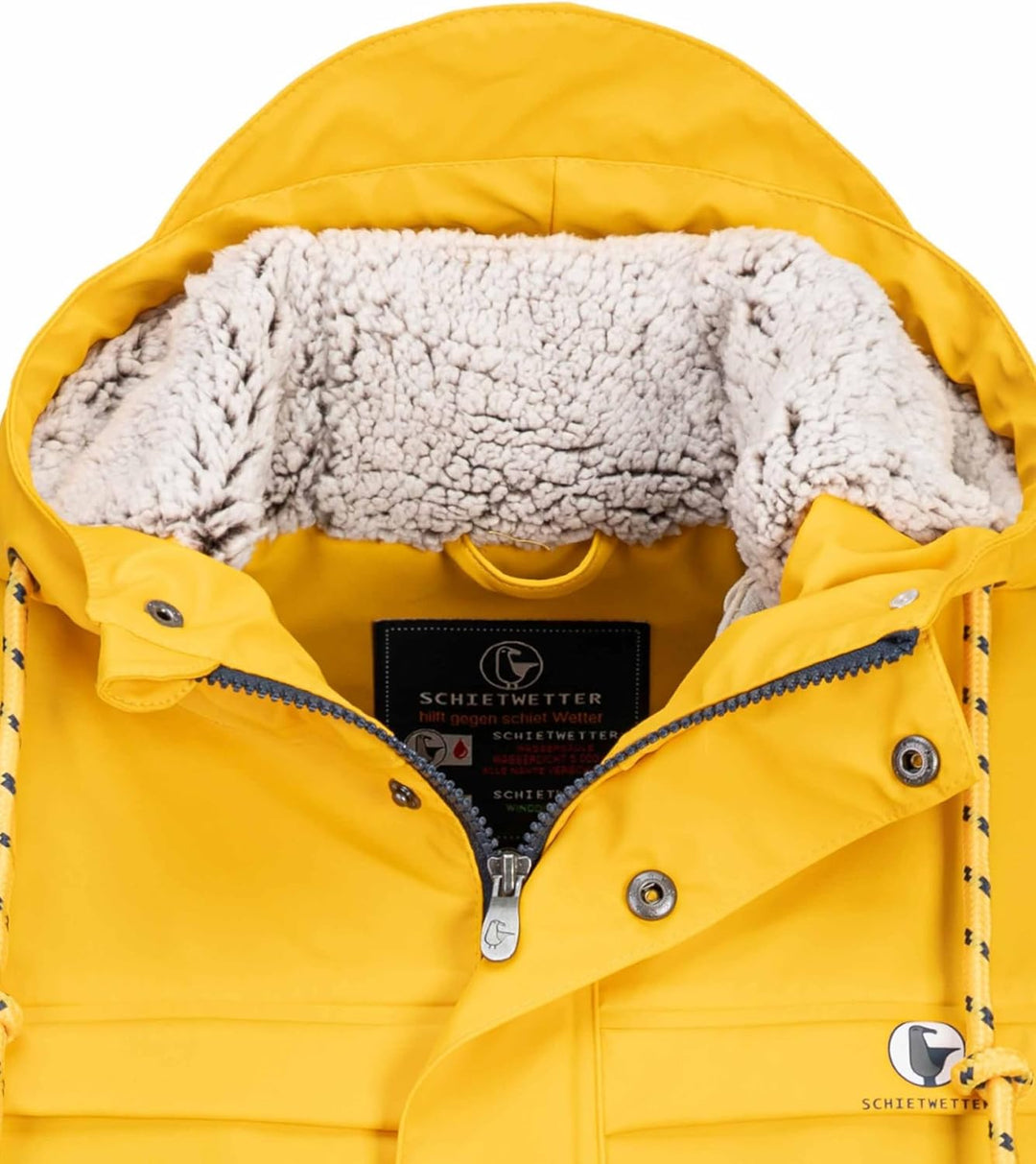 SCHIETWETTER Herren Regenjacke Dampfwalze Daniel, Friesennerz, Winterjacke, Regenmantel, Regenparka,