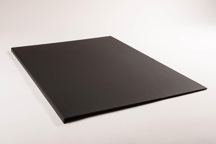 Luxentury Schreibtischunterlage Schreibunterlage Leder Kantenschutz: 88x59 cm Echtleder abgewinkelt