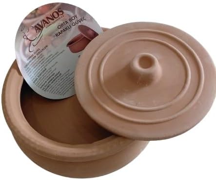 Tontopf Güvectopf Naturton Bräter Ton Schalen Tapas Schalen Schmortopf Tajine Dampfgartopf Auflauffo