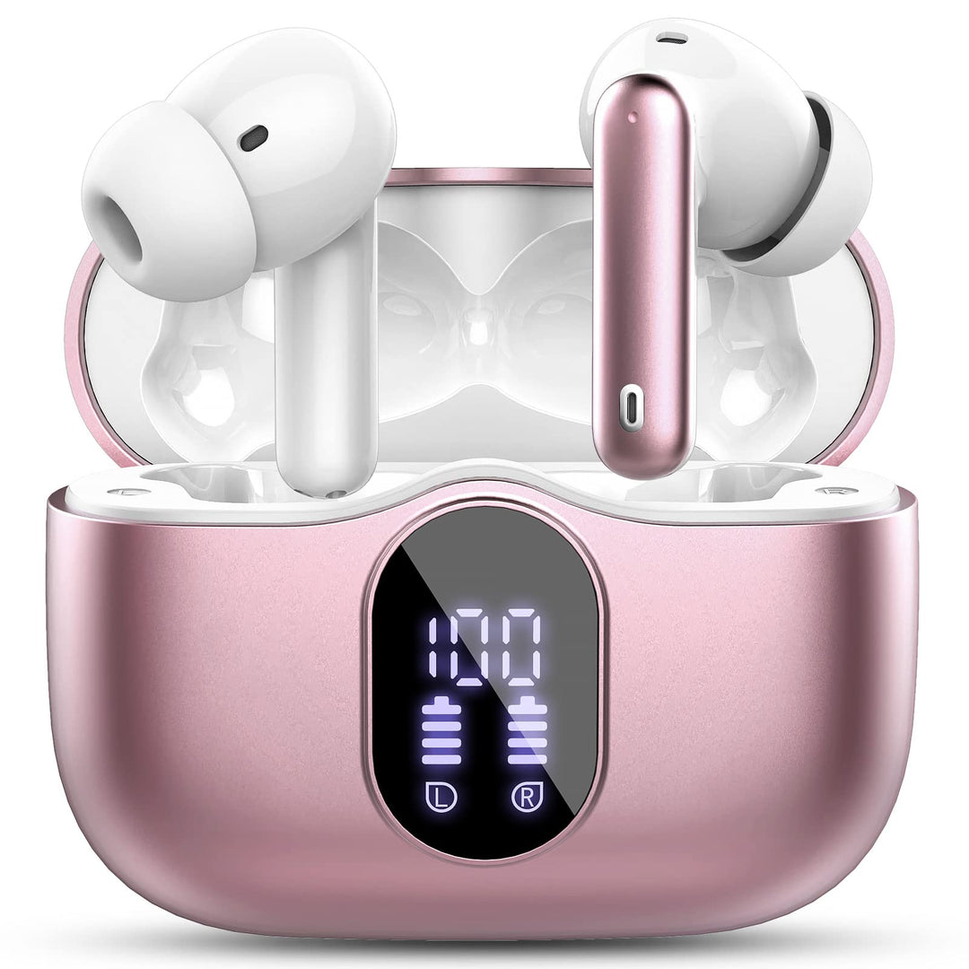 Btootos Bluetooth Kopfhörer, Kopfhörer Kabellos Bluetooth 5.4 Sport In Ear Kopfhörer mit 4 Mikrofon,