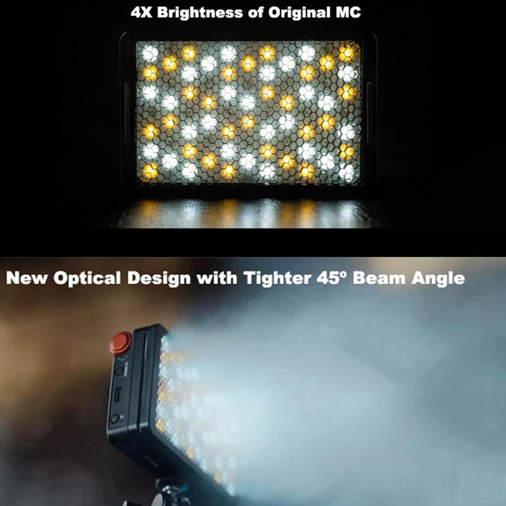 Aputure MC Pro RGBWW LED-Kamera-Videoleuchte, Temperatur 2000K-10000K, unterstützt magnetische Anzie