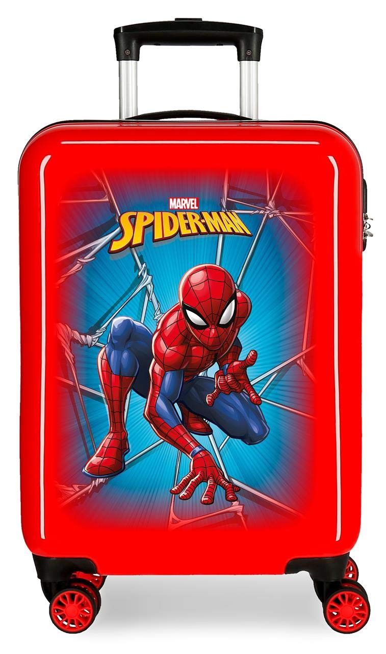 Marvel Spiderman Black Kabinenkoffer Rot 37x55x20 cms Hartschalen ABS Kombinationsschloss 34L 2,6Kgs