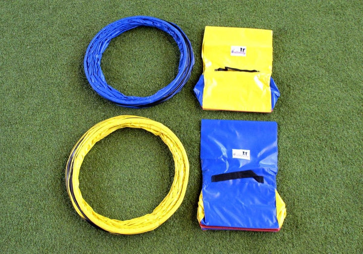 Callieway Hoopers Agility Tunnel Set “Profi”– Orig Tunnelset für JAD (2 STK.) für Hoopers & JAD Hund