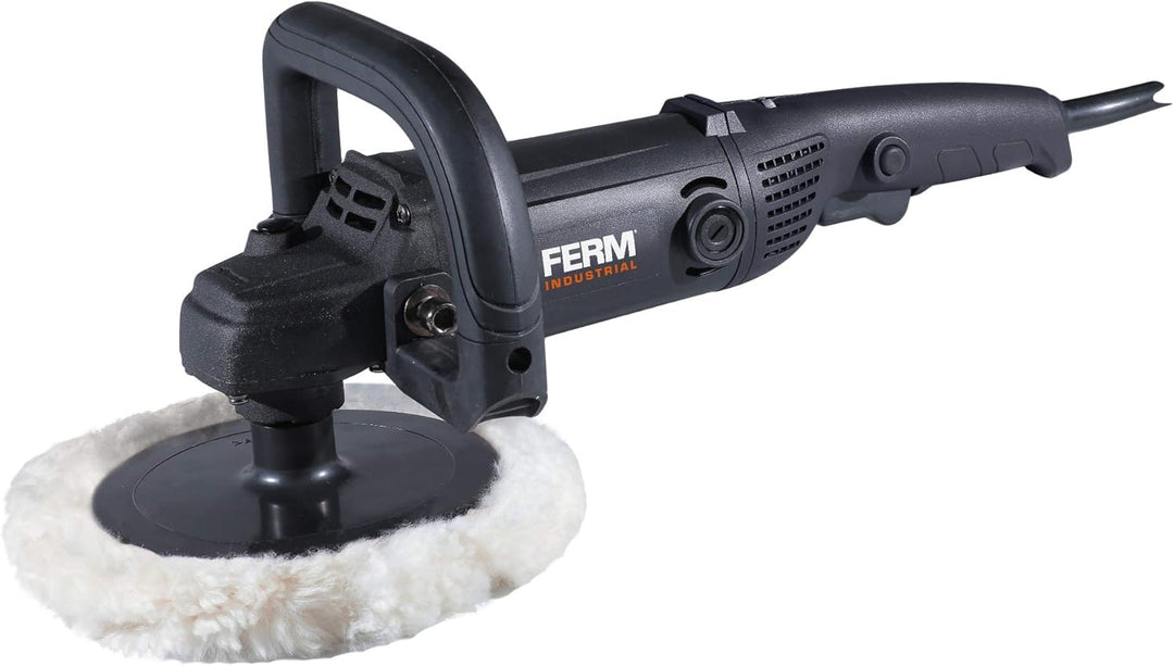 FERM Professionelles Polier-/Poliererset 180mm 1400W - Elektronik mit konstanter Geschwindigkeit - 4
