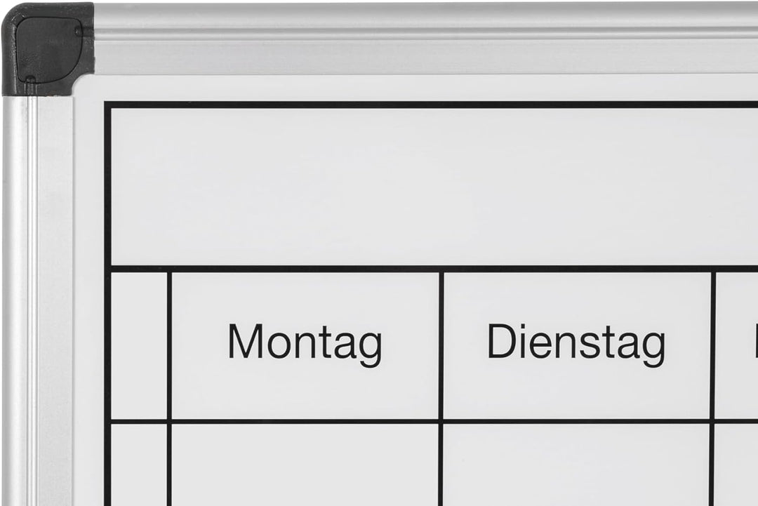 Bi-Office Magnetischer Wochenplaner Maya, Trocken Abwischbar, Inklusive Marker Und Magneten, Plantaf