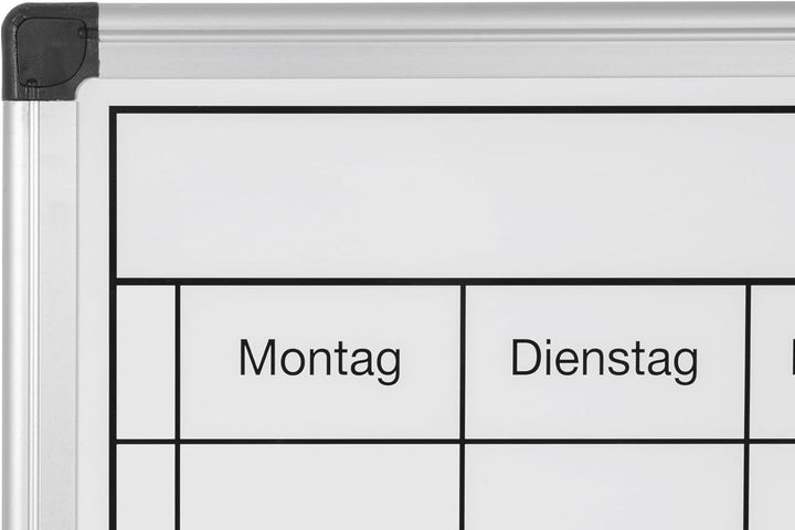 Bi-Office Magnetischer Wochenplaner Maya, Trocken Abwischbar, Inklusive Marker Und Magneten, Plantaf