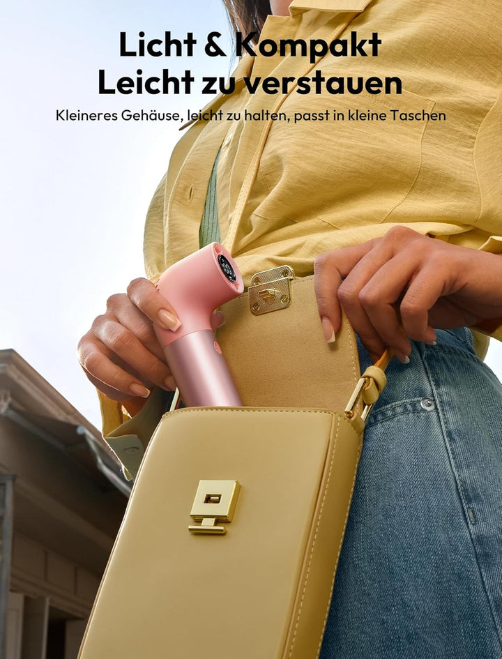Aecooly Tragbarer Handventilator, Leistungsstarker Turbo-Lüfter mit 19000 U/min, Aero Pro, Bis zu 15