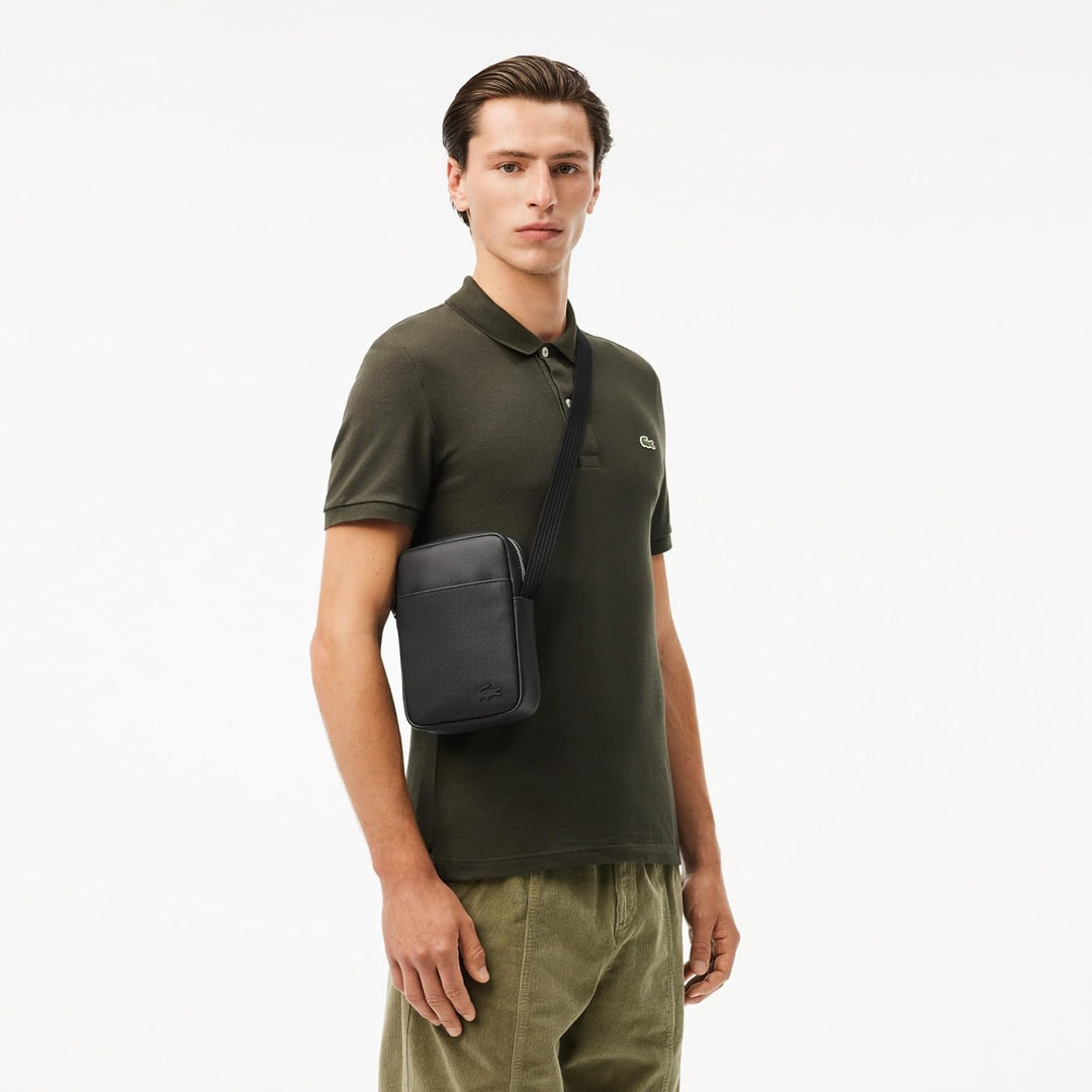 Lacoste Herren Nh4422hc Handtasche, Schwarz, Einheitsgrösse, Schwarz