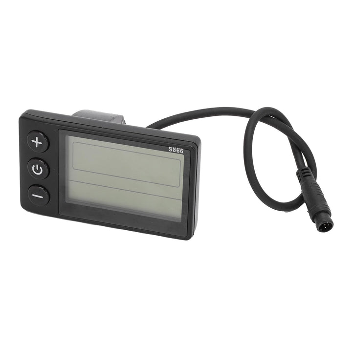 Display, S866 ABS LCD Display mit 6 Pin Wasserdicht Anschluss für Scooter Modifikation