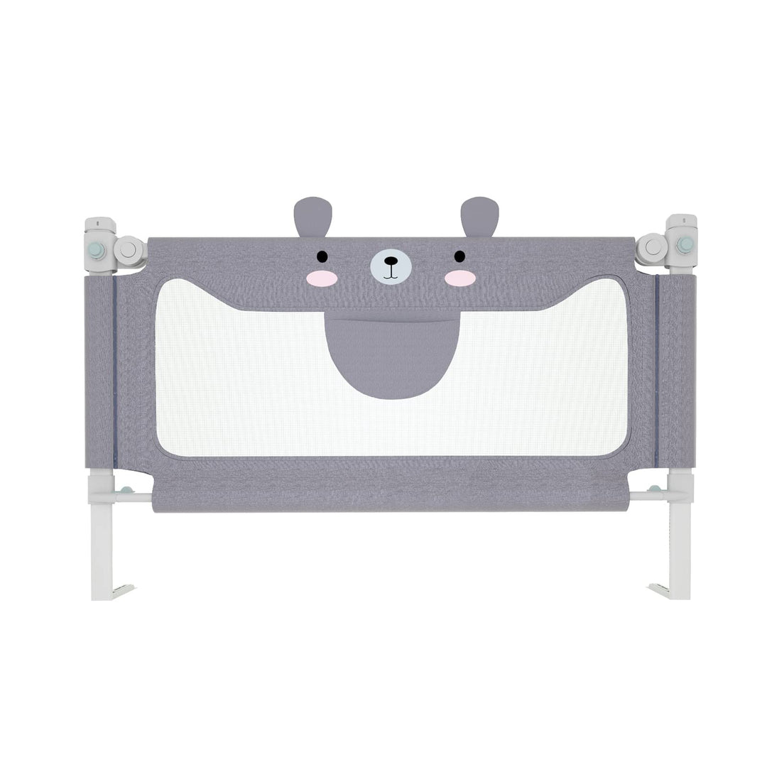 YRHome 150cm Rausfallschutz Bett Baby Bettgitter Schutzgeländer, Höhenverstellbar Babybettgitter Kin