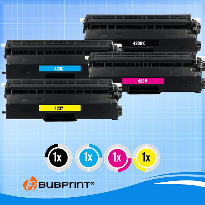 TN 423 4 Toner kompatibel als Ersatz für Brother TN-423 TN423 für MFC-L8690CDW HL-L8260CDW DCP-L8410