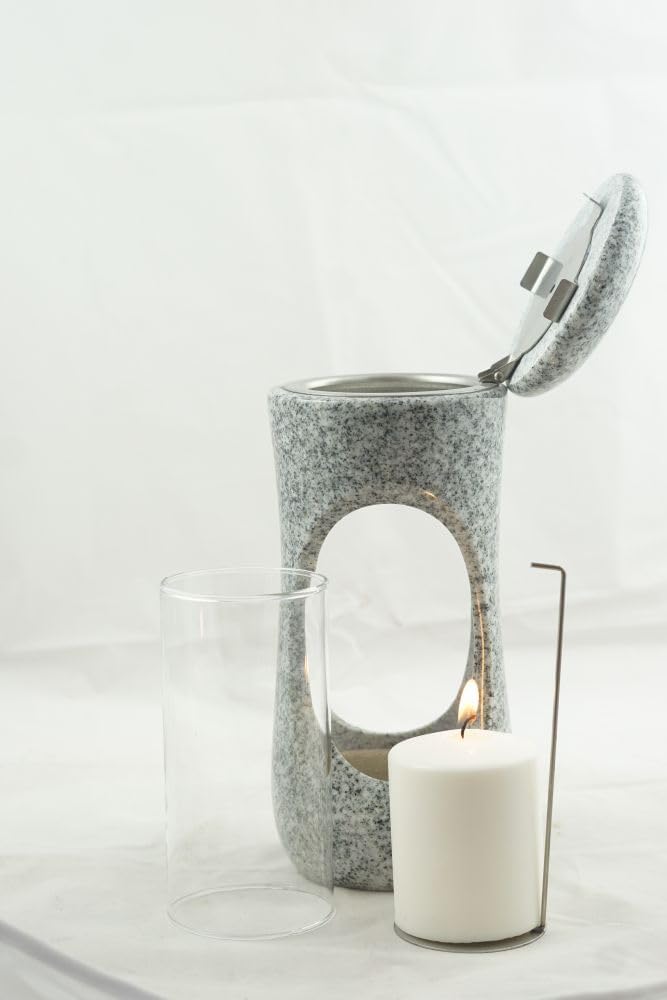 designgrab Design small Grablampe aus Granit Viscont White