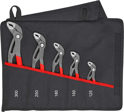 Knipex Zangenschlüssel-Set 5-teilig 00 19 55 S4 & Cobra®-Set 5-teilig 00 19 55 S5 Bundle mit Set 5-t