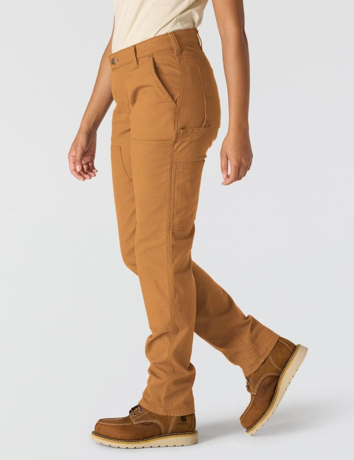 Carhartt Damen Rugged Flex Loose Fit Canvas Double-Front Work Pant Hose XXS Braun (Carhartt Brown),