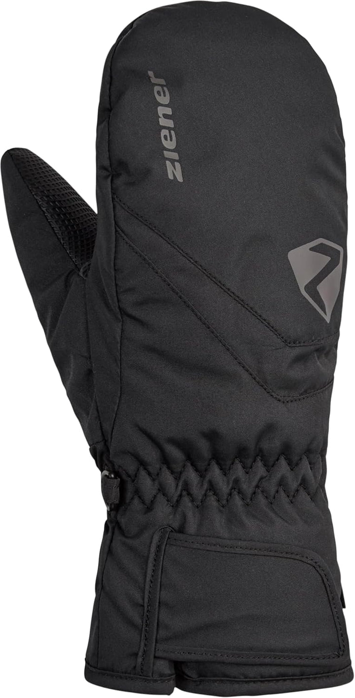 Ziener Jungen Loriano Ski-Fäustling/Wintersport | wasserdicht, atmungsaktiv 3.5 Schwarz, 3.5 Schwarz