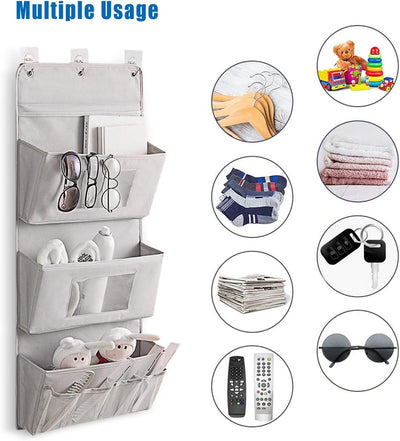 PORRASSO Wall Hanging Storage Bag Hängeorganizer Tür Schrank Organizer Aufbewahrungstasche Wandbehan