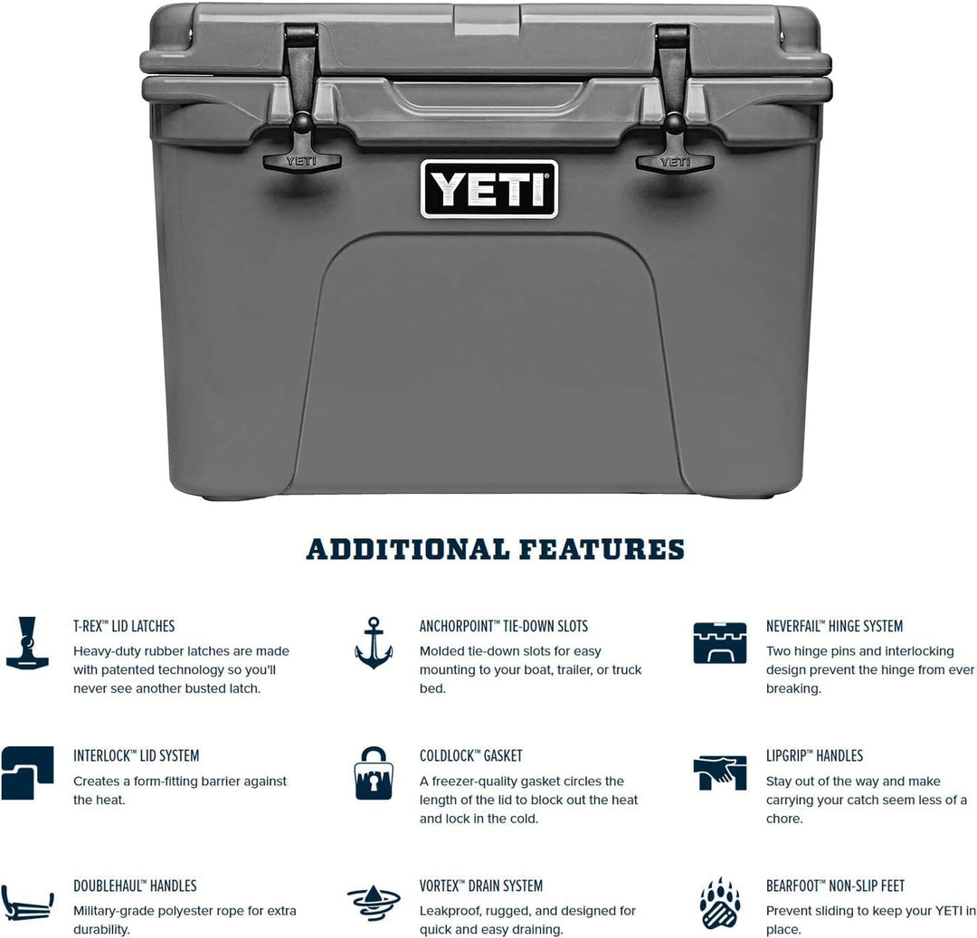 YETI Tundra Kühlbox, 35 Charcoal, Charcoal