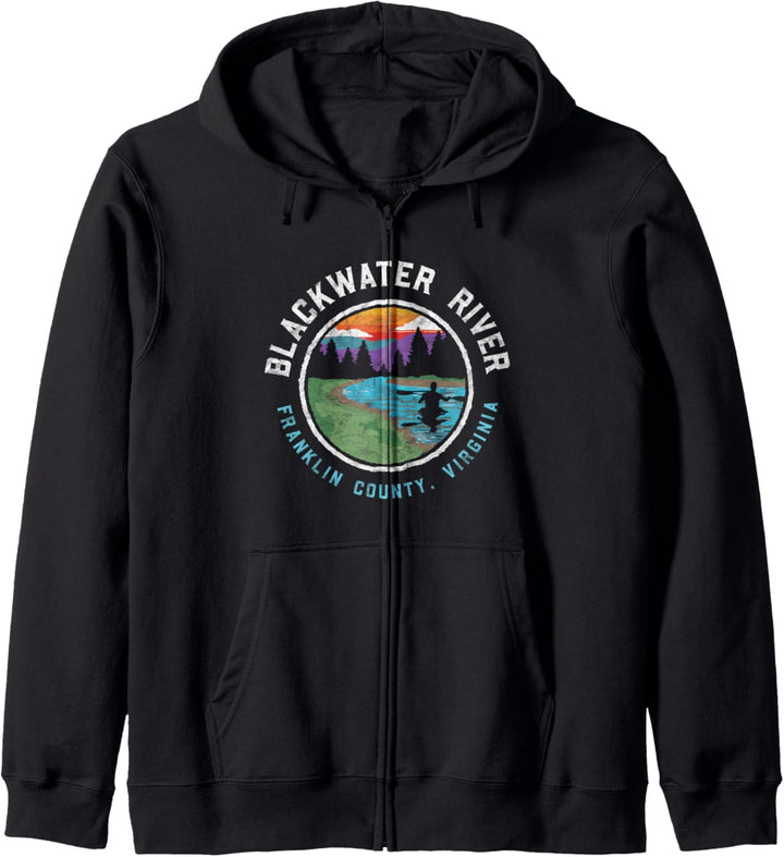 Franklin County Kayak Graphic Kapuzenjacke