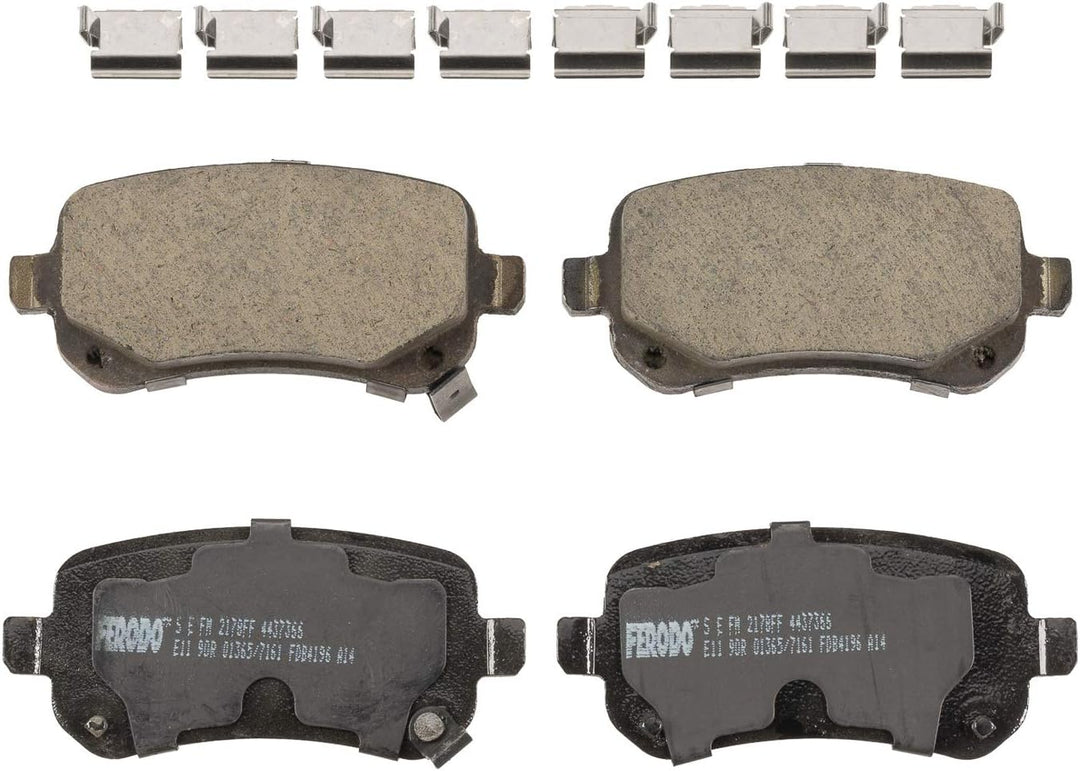 Ferodo FDB4196 Bremsbelagsatz, Scheibenbremse - (4-teilig) - (4 Stück)