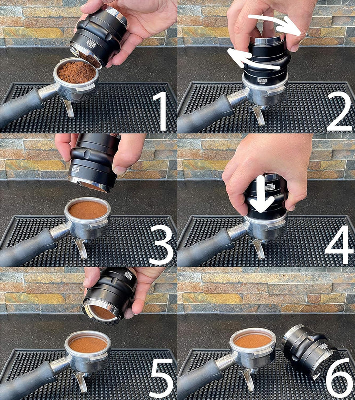 scarlet espresso | Doppel Distributor und Tamper »Doppio« 2 in 1 Levelling Tool Nivellierwerkzeug fü