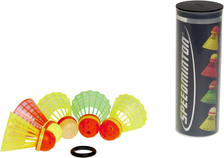 Speedminton® S700 Set – Original Speed Badminton/Crossminton Allround Set inkl. 5 Speeder®, Spielfel