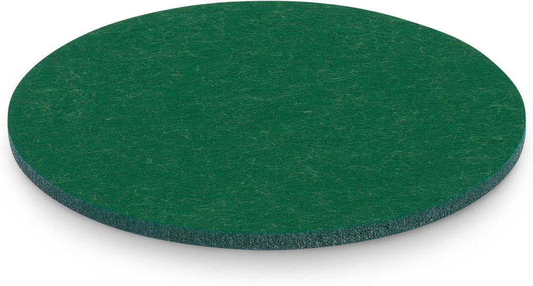 FILU Filzuntersetzer rund 20cm 4er Pack (Farbe wählbar) tannengrün - Untersetzer aus Filz für Tisch