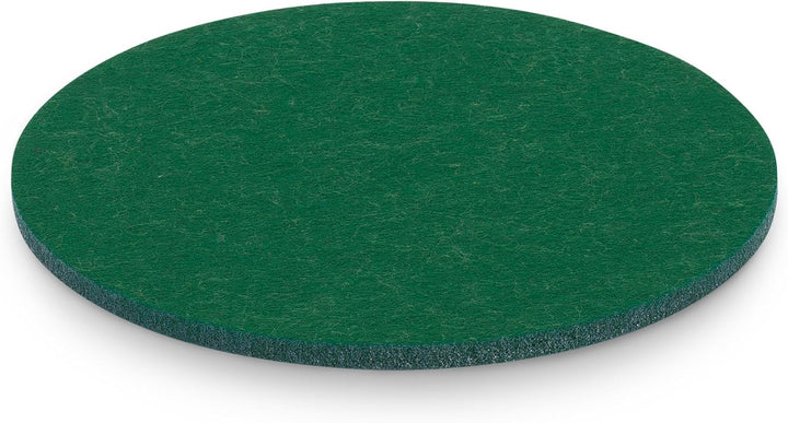 FILU Filzuntersetzer rund 20cm 4er Pack (Farbe wählbar) tannengrün - Untersetzer aus Filz für Tisch