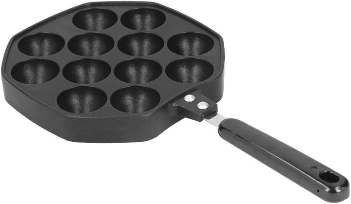 Japanische Takoyaki-Pfanne, 12-Gitter-Küche Octopus Ball Maker Mini-Backform für die Herstellung von