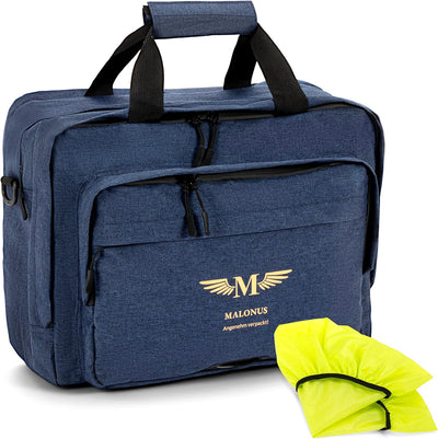 MALONUS Laptoptasche 15,6" | Gepäcktägertasche für Büro | Fahrradtasche für Studium | Arbeitstasche