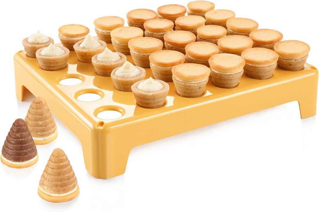 Tescoma gefülltes Gebäck Bienenkörbchen Delicia (Ständer), Gelb, Ständer